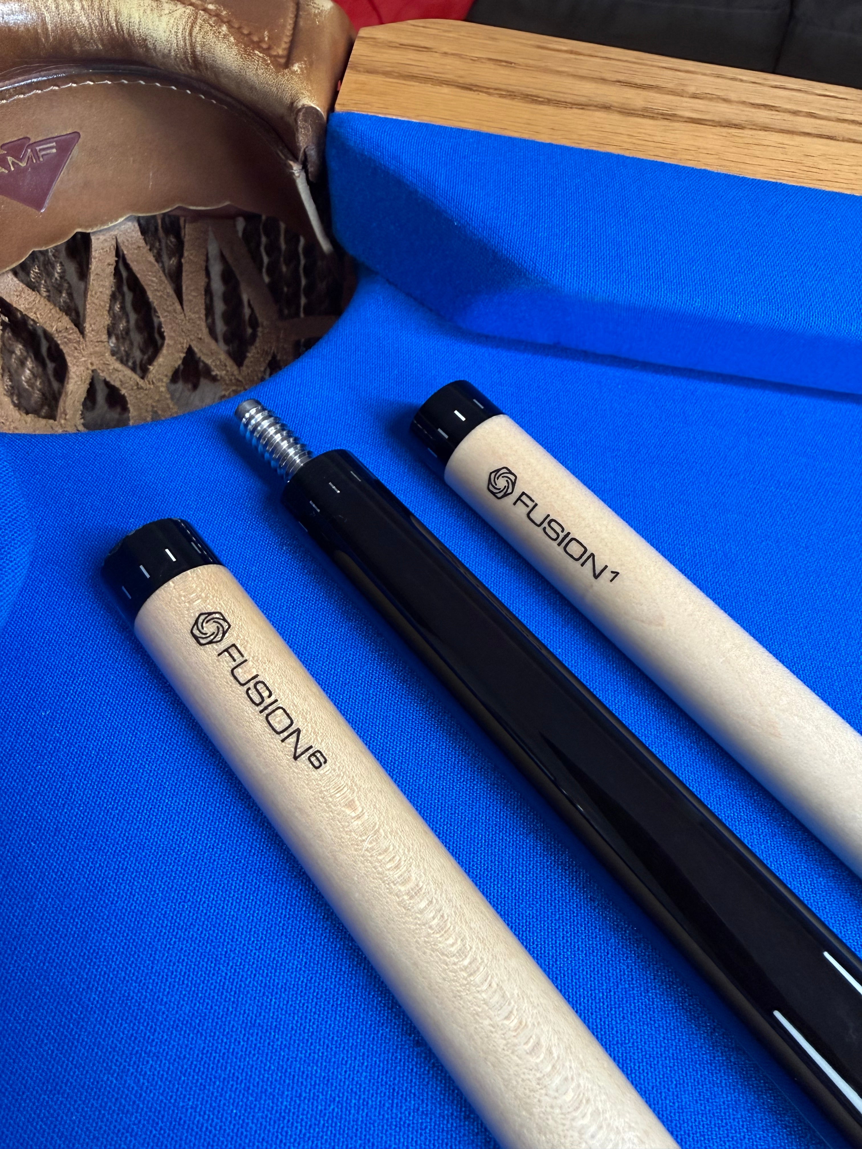 OB Ebony Cue W (2) Shafts and an Extension Preowned