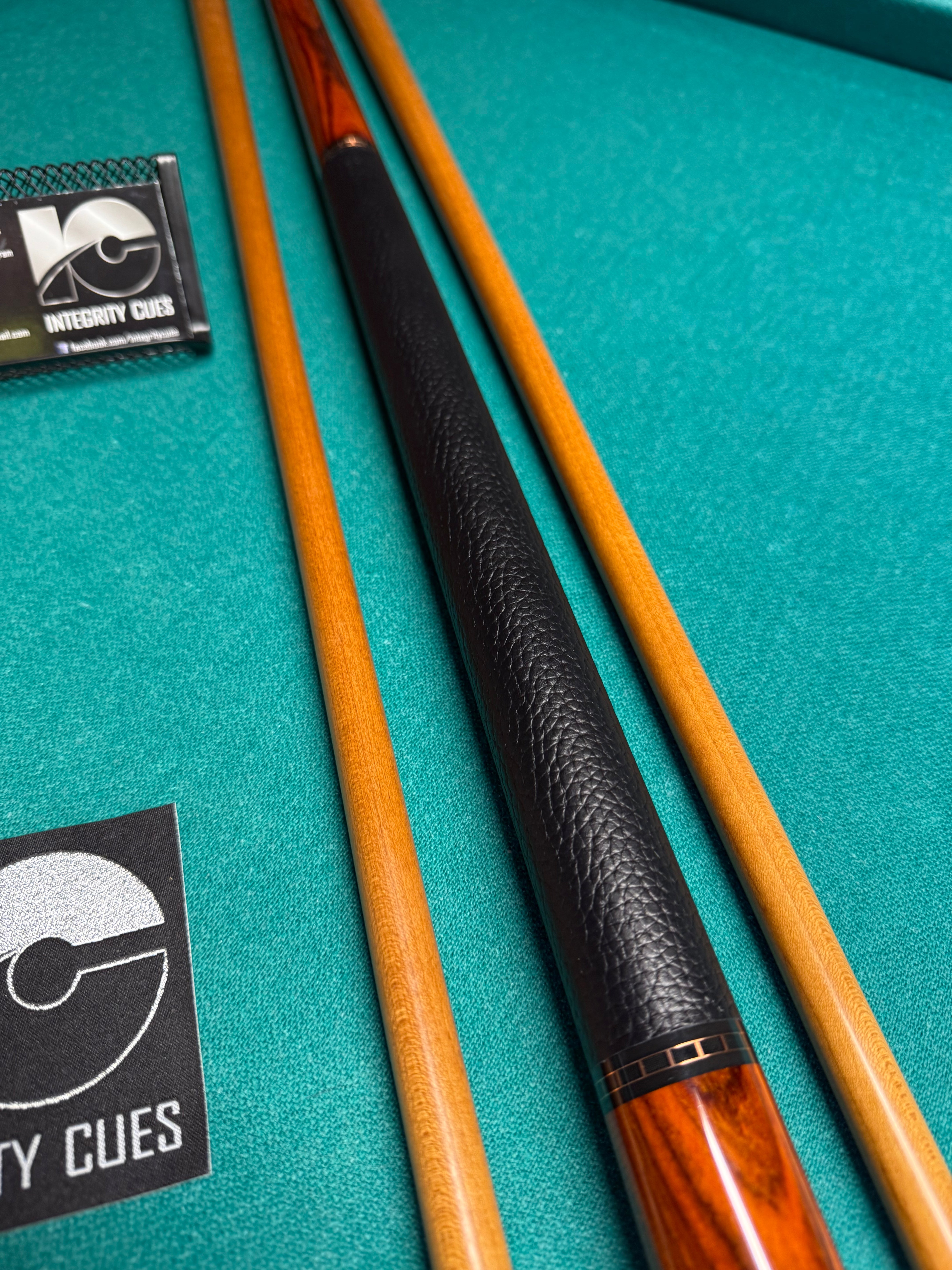 MC Custom Cues from the Carmeli Shop (Cocobolo)