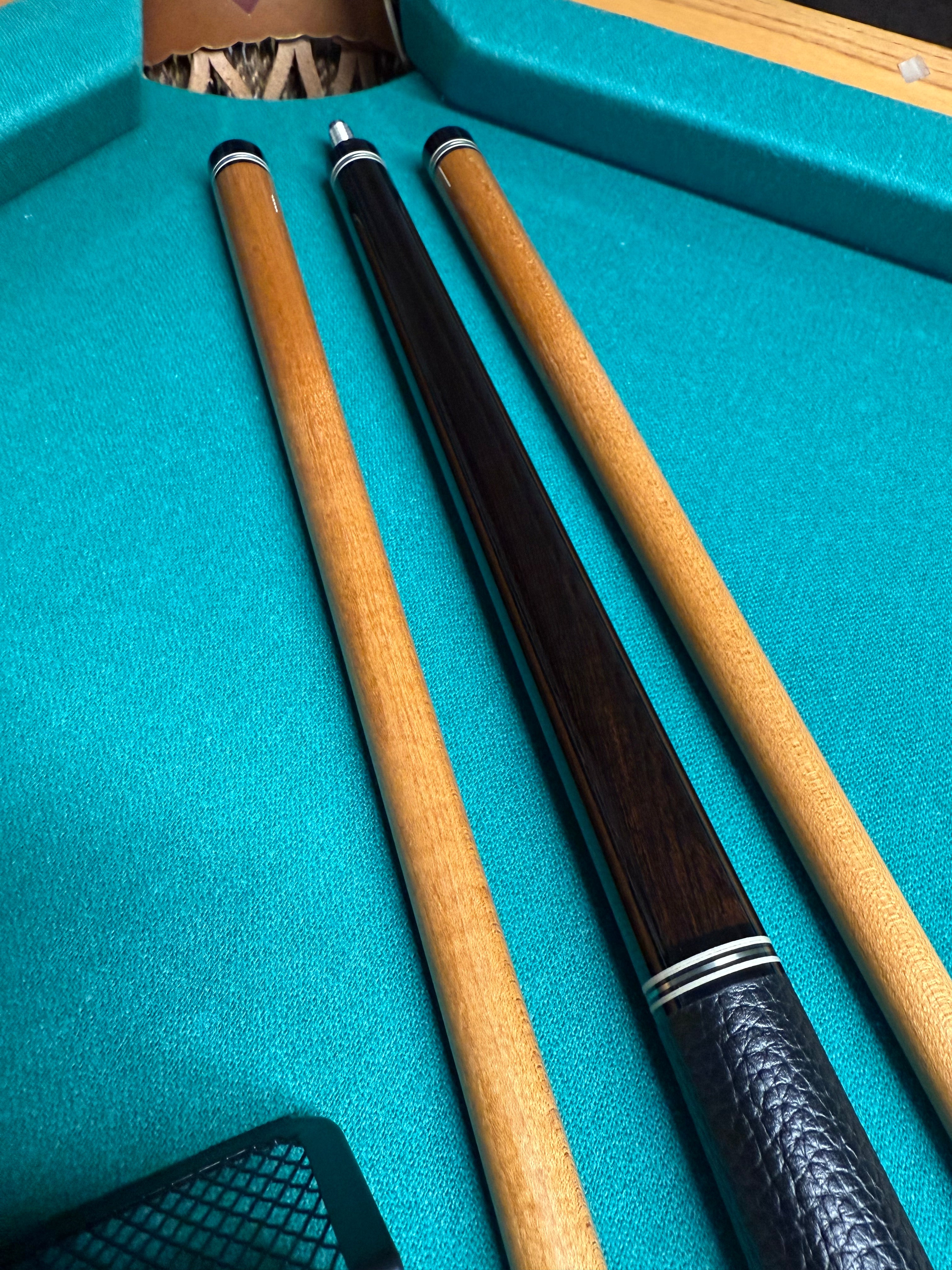 MC Custom Cues from the Carmeli Shop (African Blackwood)