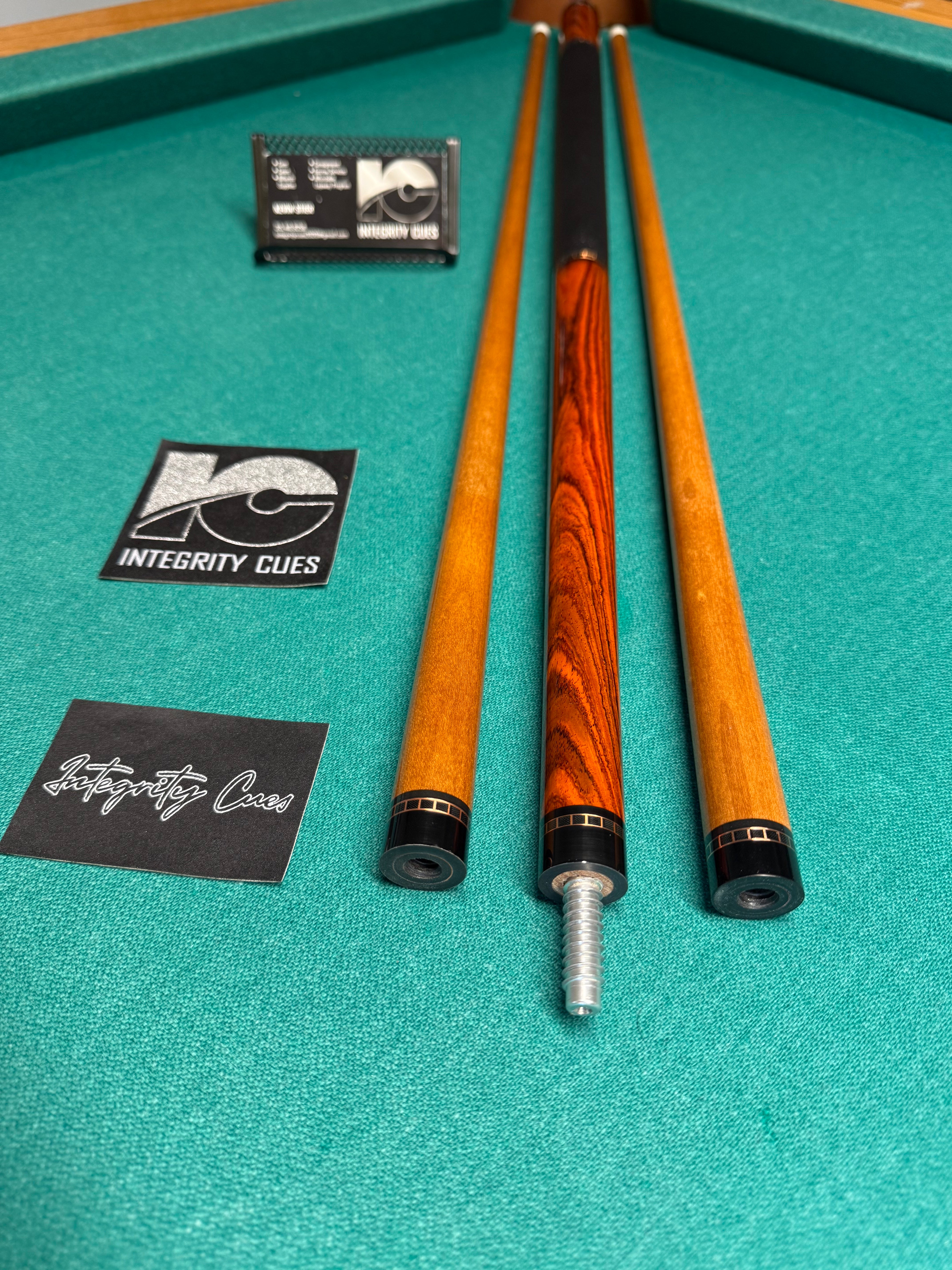 MC Custom Cues from the Carmeli Shop (Cocobolo)