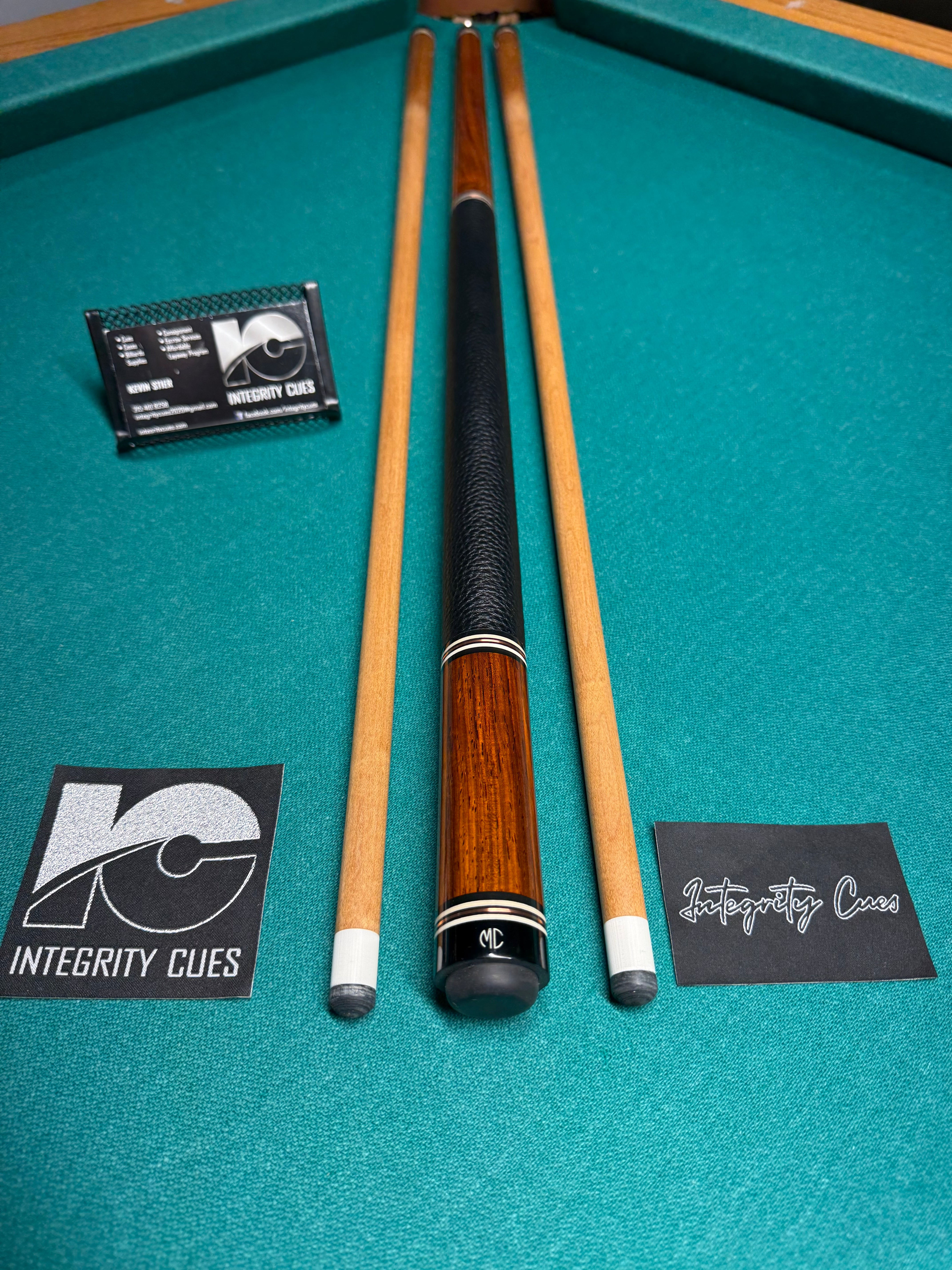 MC Custom Cues from the Carmeli Shop (Cocobolo)