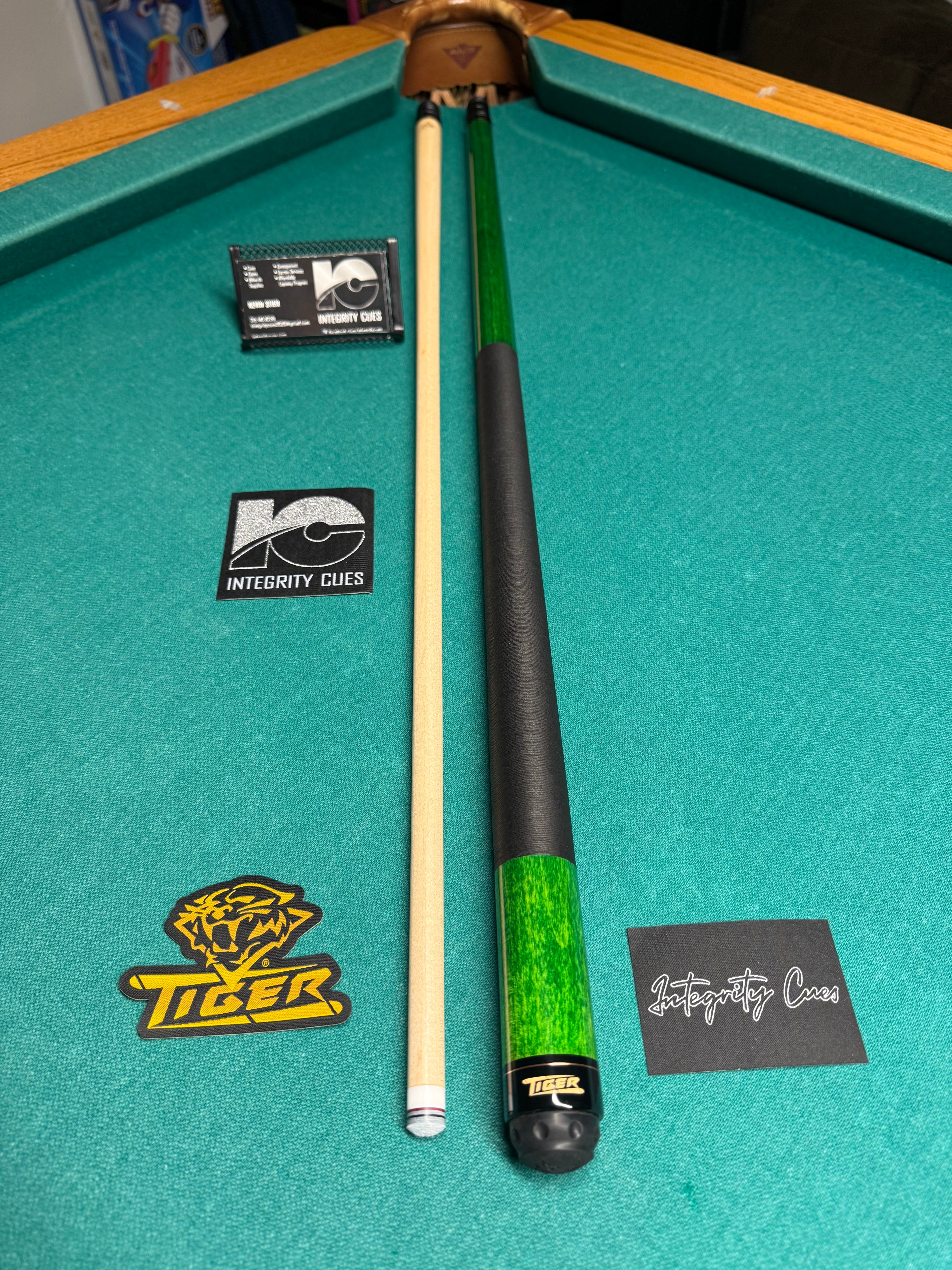 Tiger Products E4 Green W Black Linen