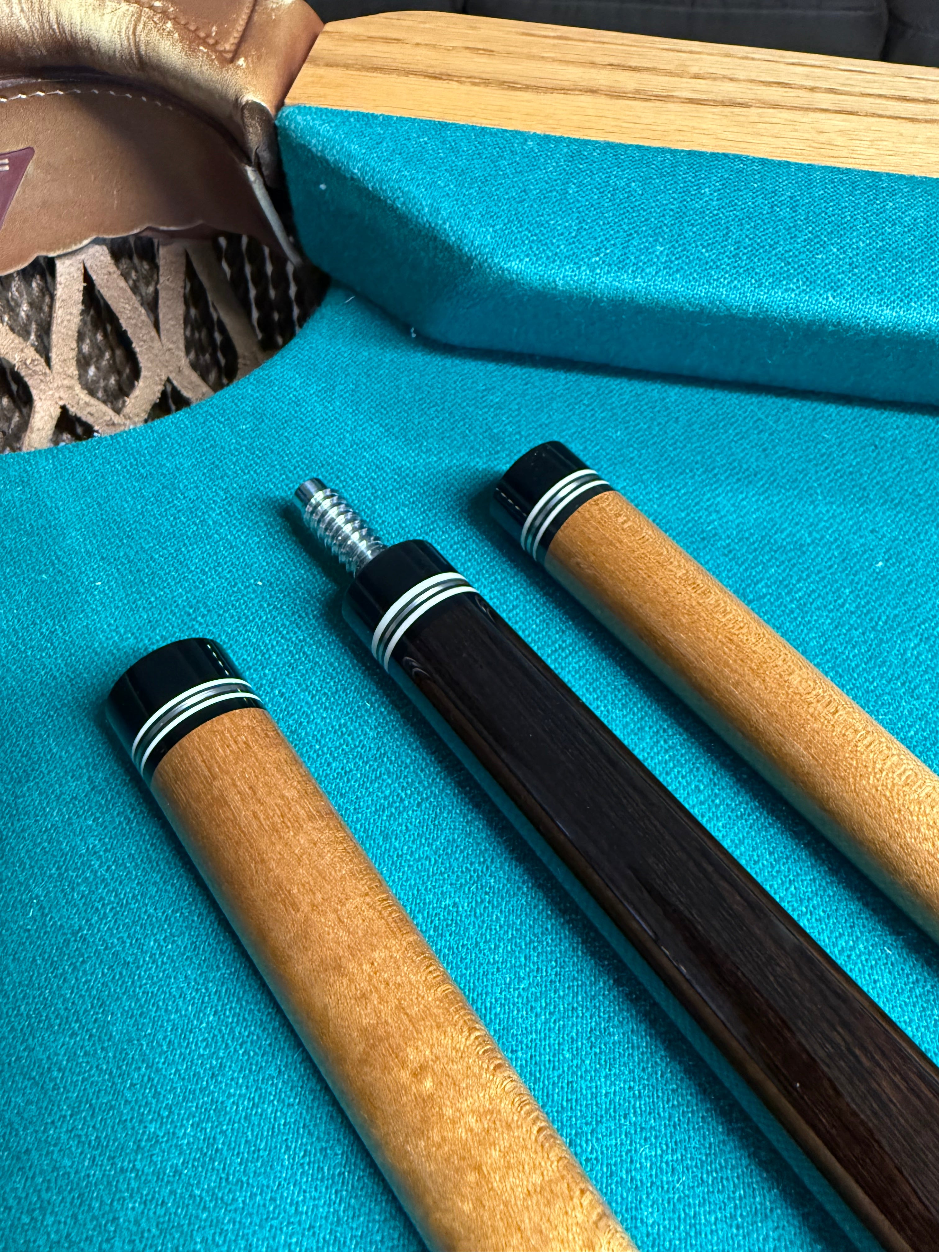 MC Custom Cues from the Carmeli Shop (African Blackwood)