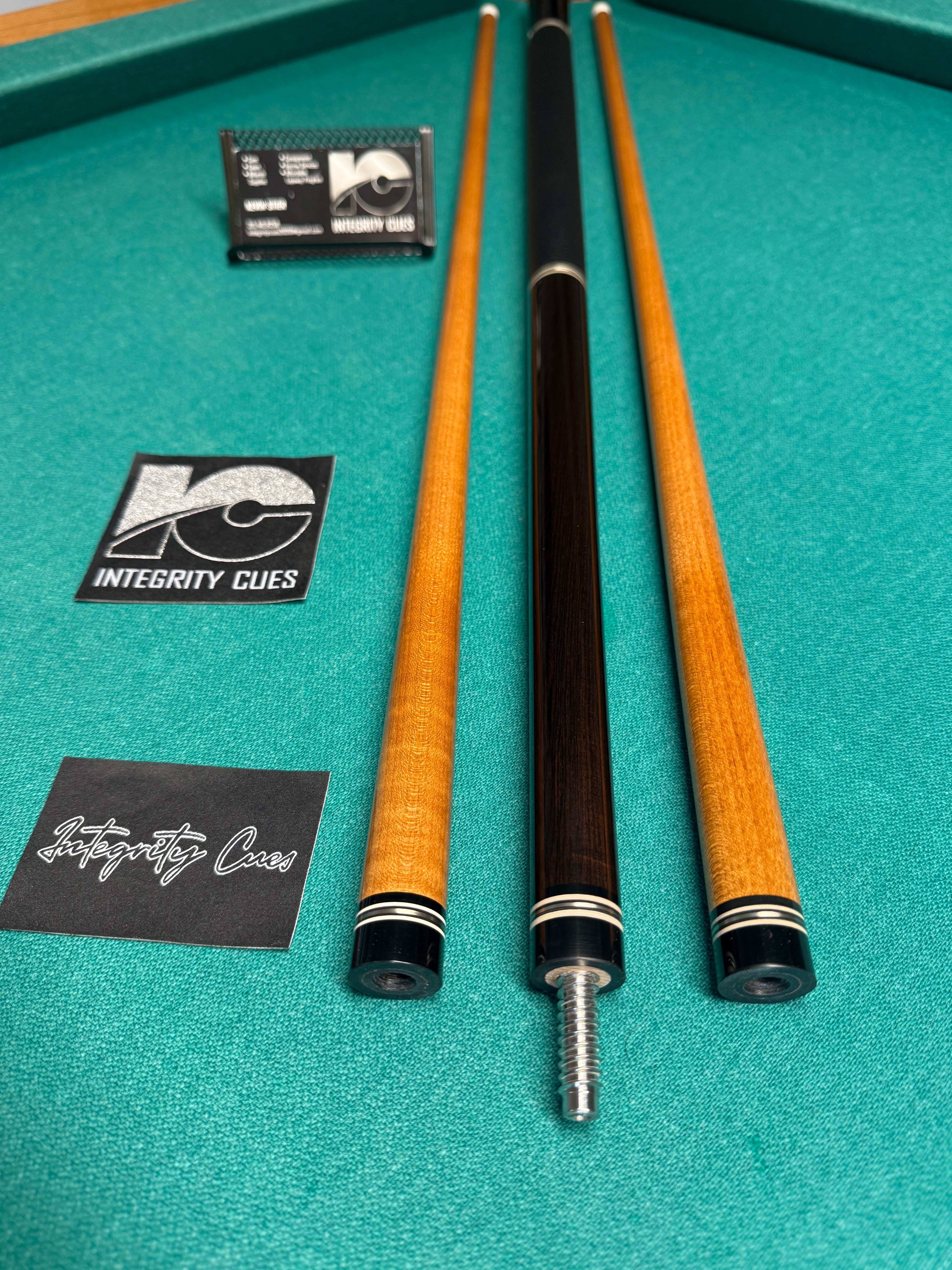 MC Custom Cues from the Carmeli Shop (African Blackwood)