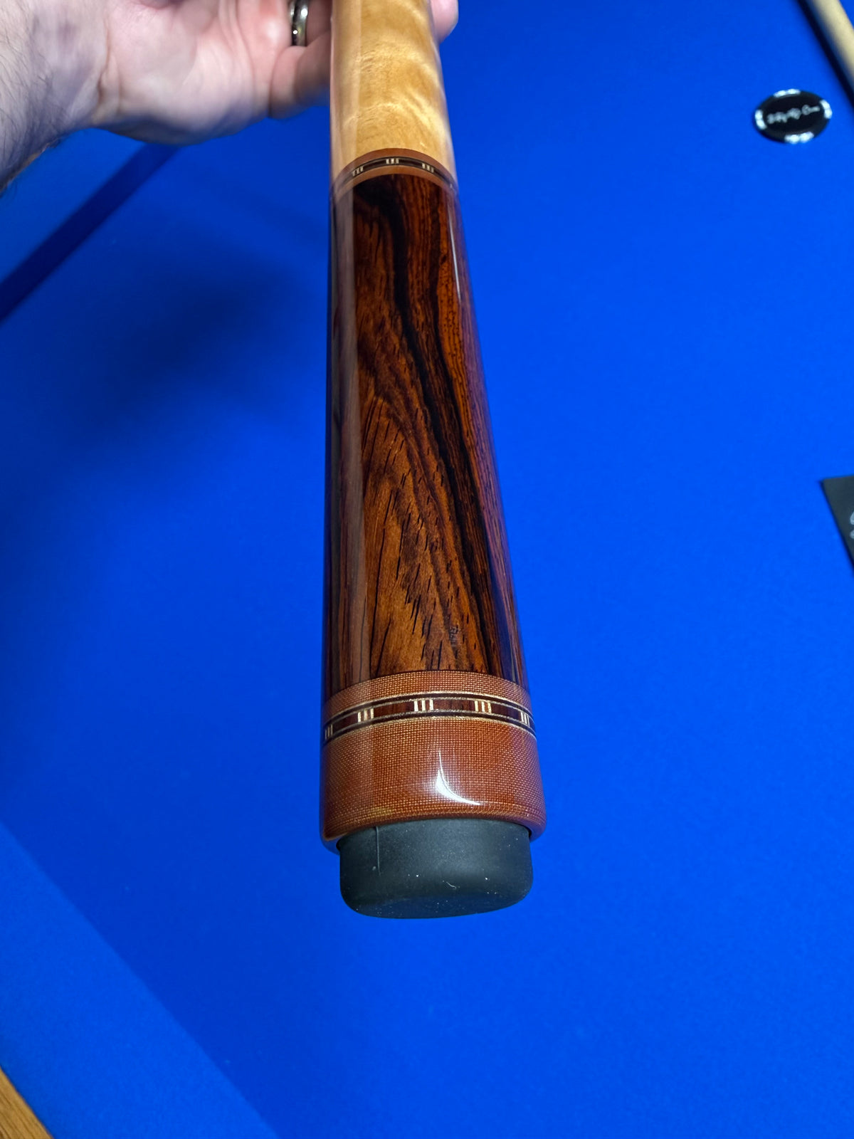 Carlos Coll Preowned Sectioned Handle Wrapless Custom Cue