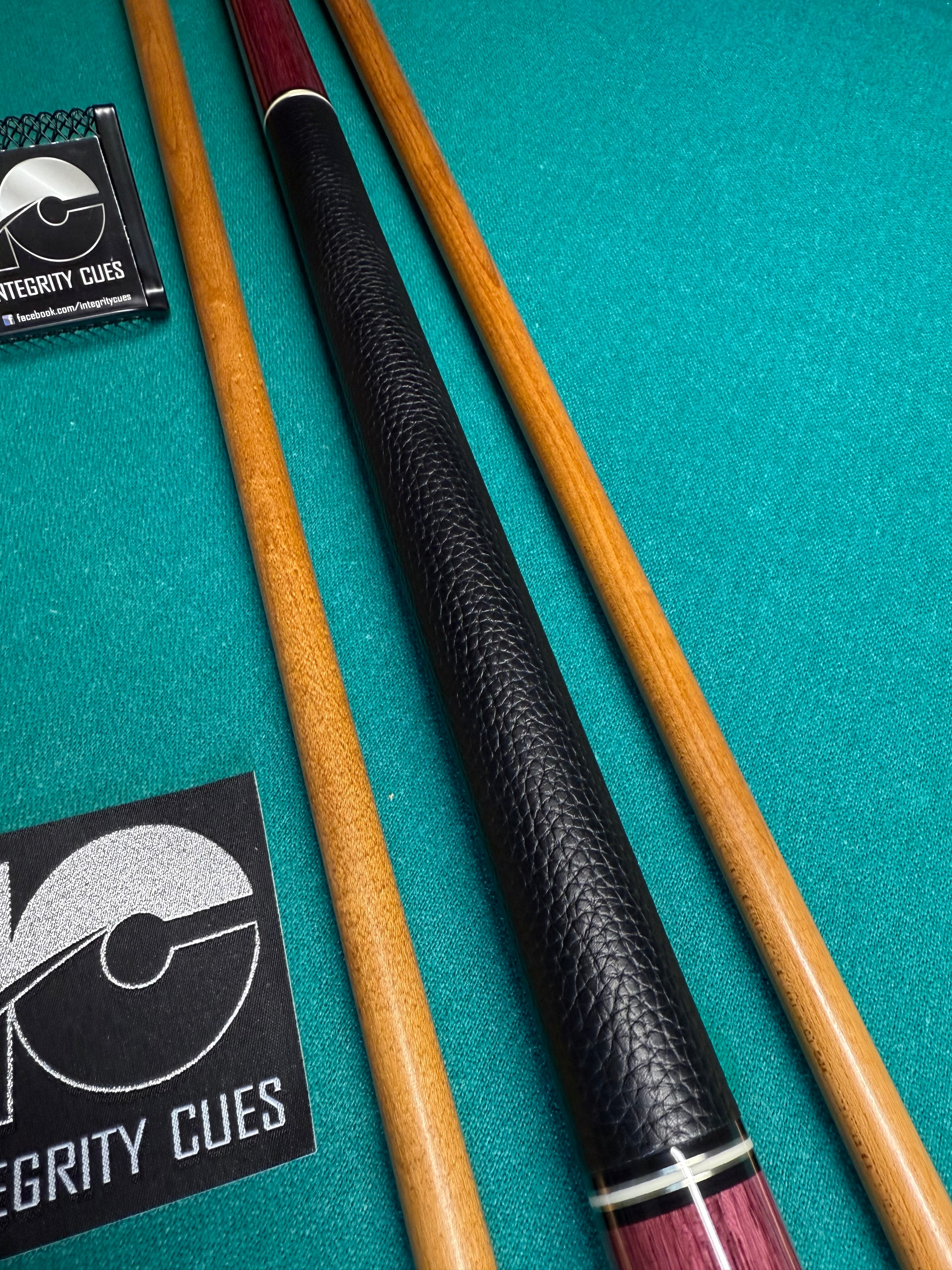 MC Custom Cues from the Carmeli Shop ( Purpleheart)