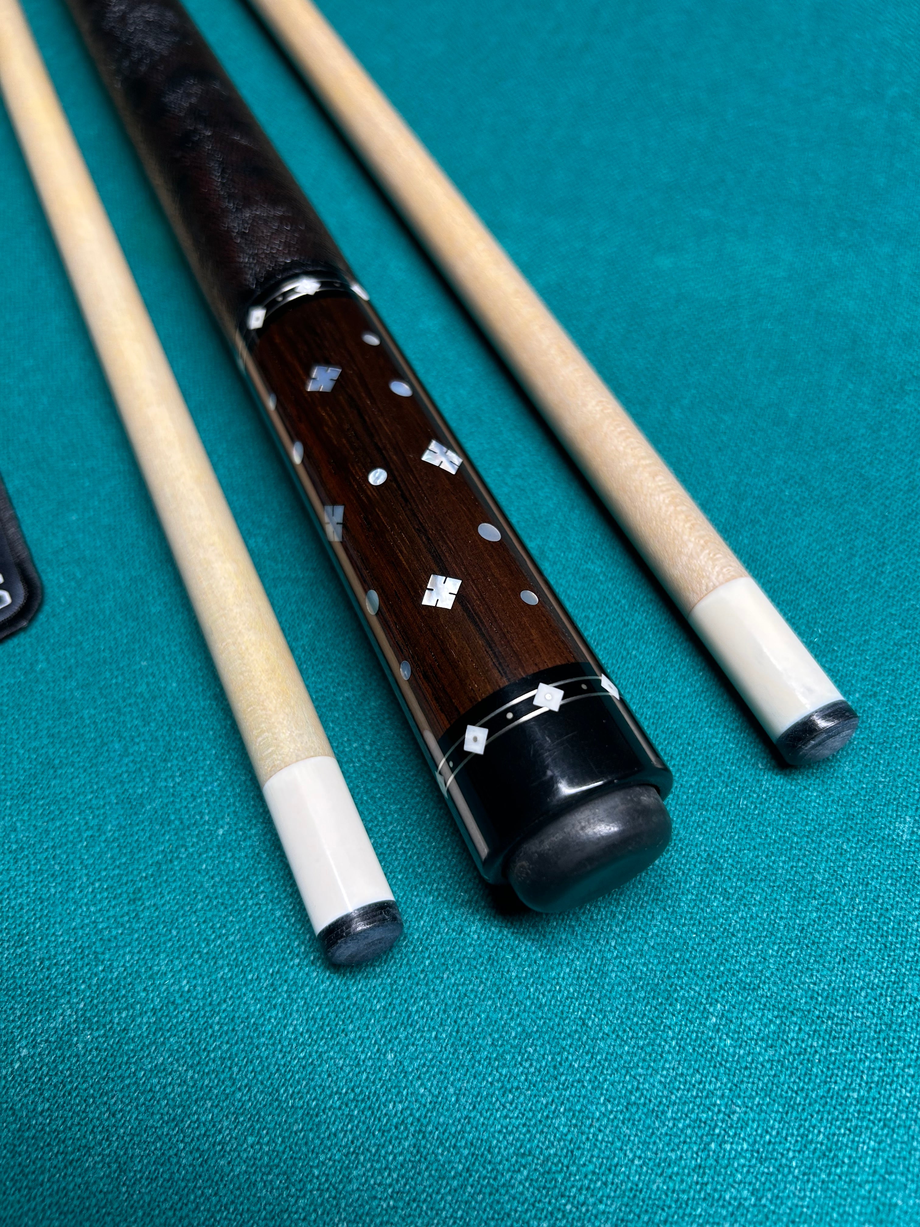 Chris Byrne Rosewood on Rosewood Custom Cue