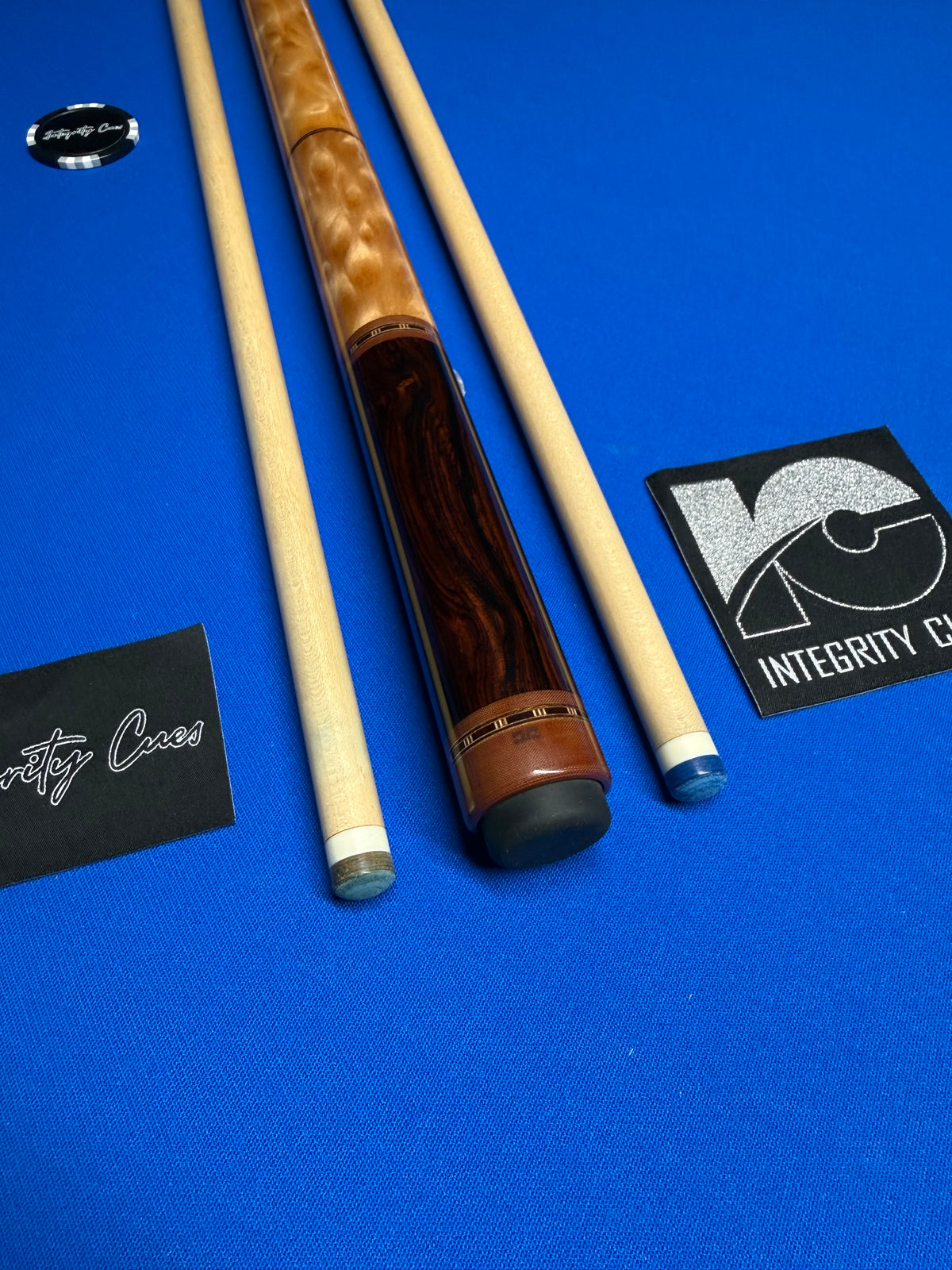 Carlos Coll Preowned Sectioned Handle Wrapless Custom Cue