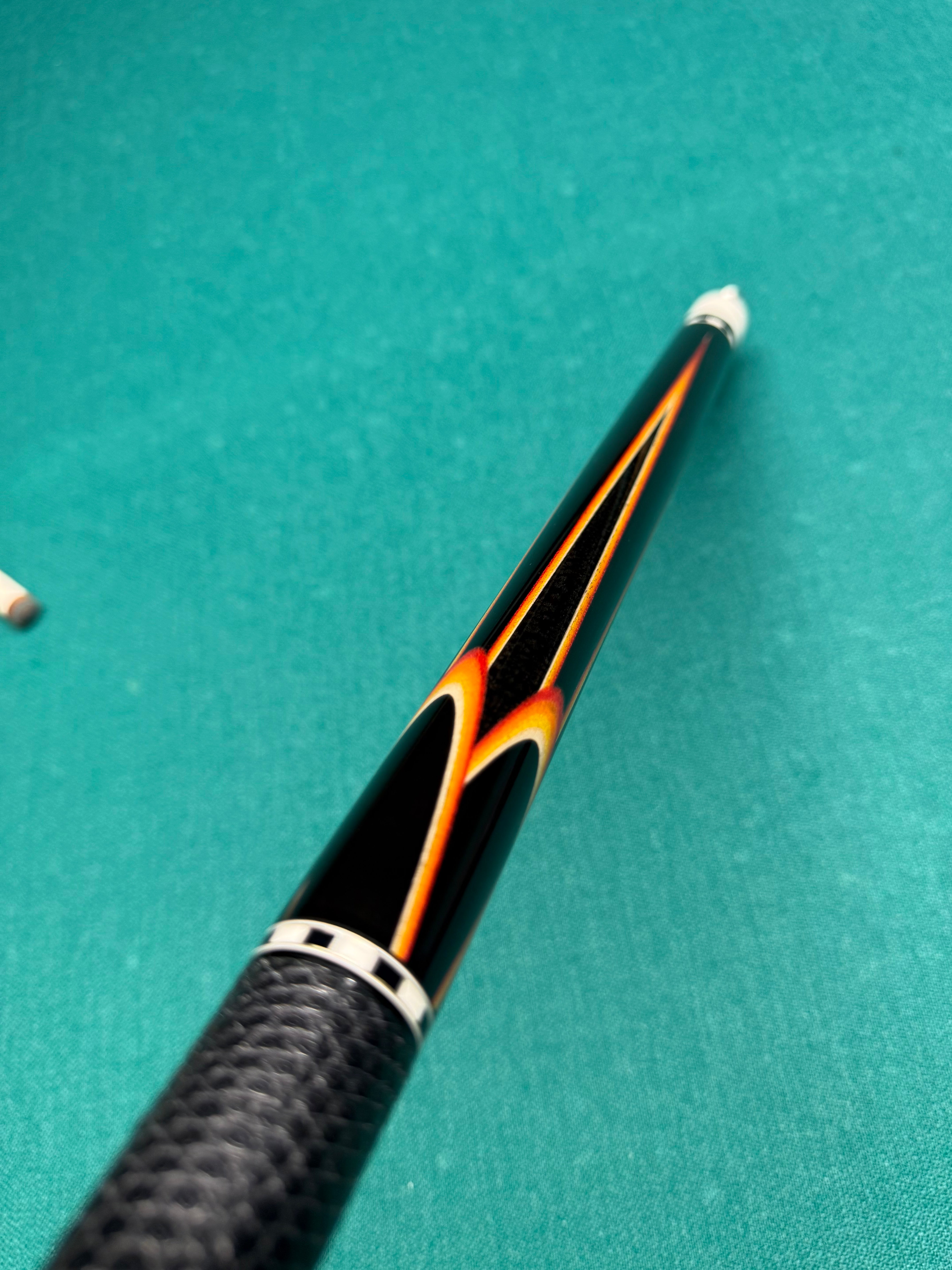 Pat Diveney 2020 Flame Butterfly Ebony On Ebony