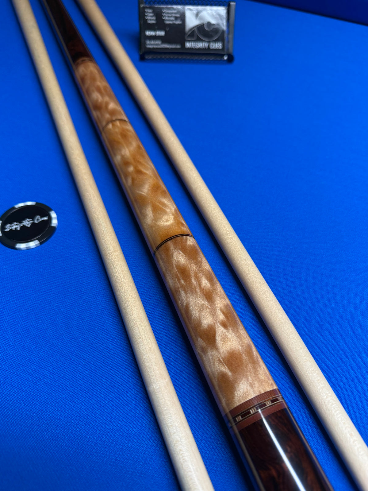Carlos Coll Preowned Sectioned Handle Wrapless Custom Cue