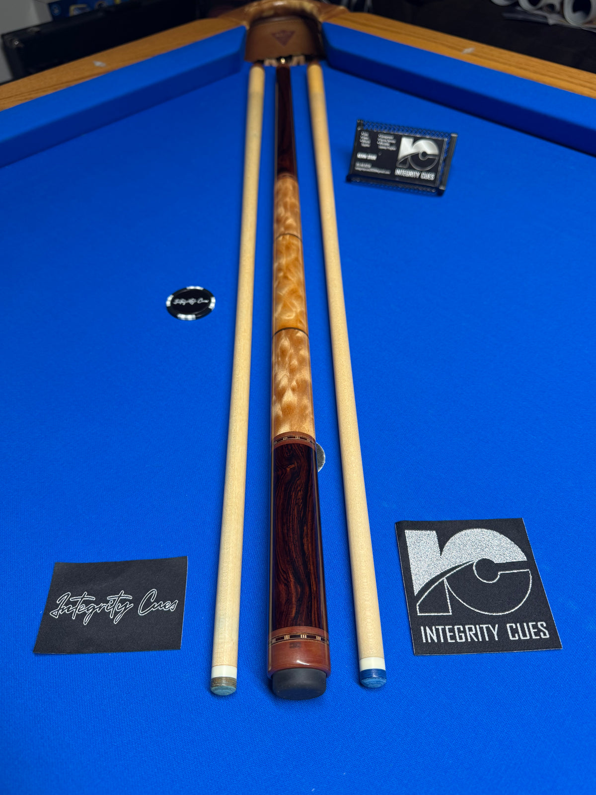 Carlos Coll Preowned Sectioned Handle Wrapless Custom Cue