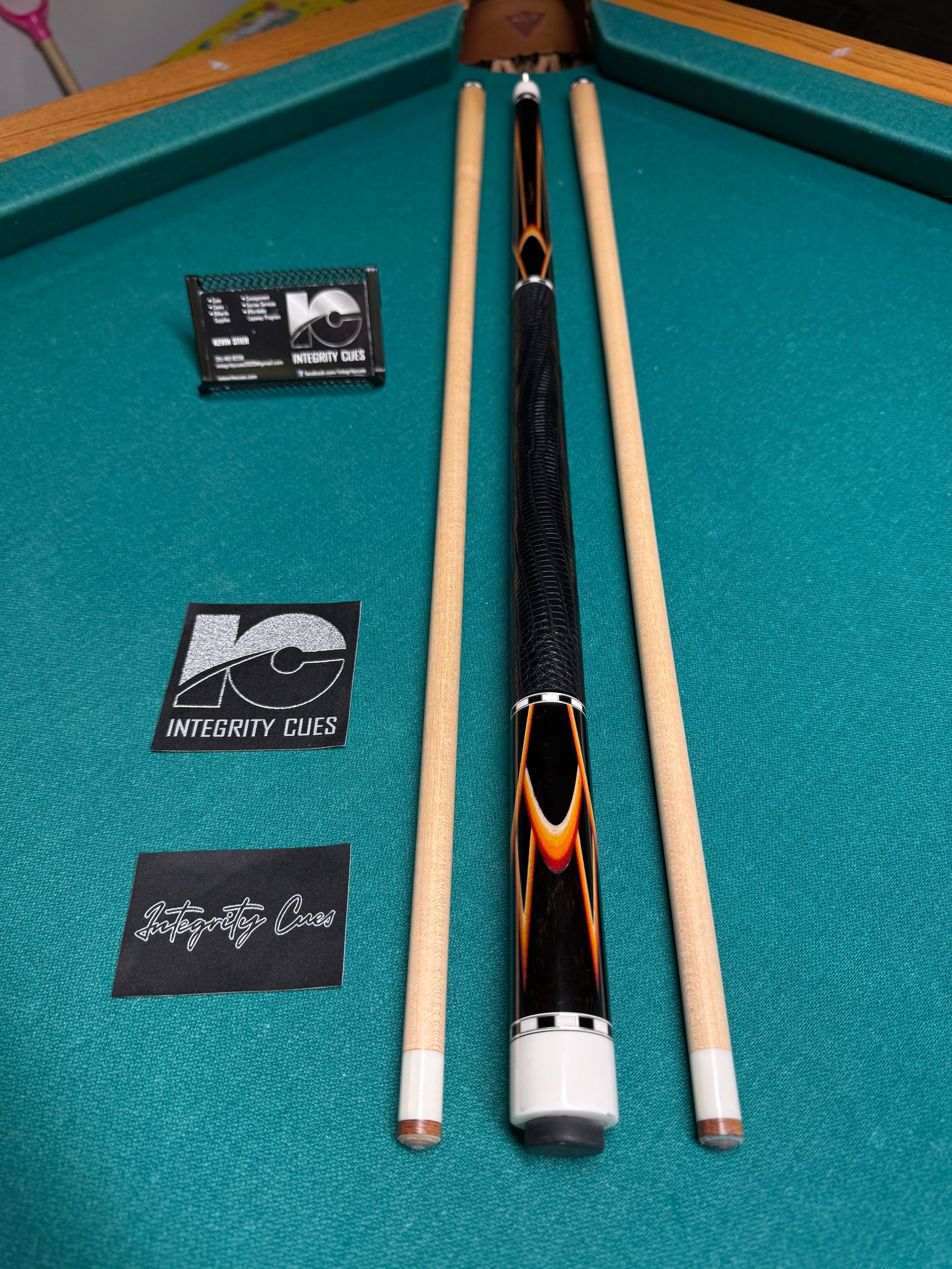 Pat Diveney 2020 Flame Butterfly Ebony On Ebony