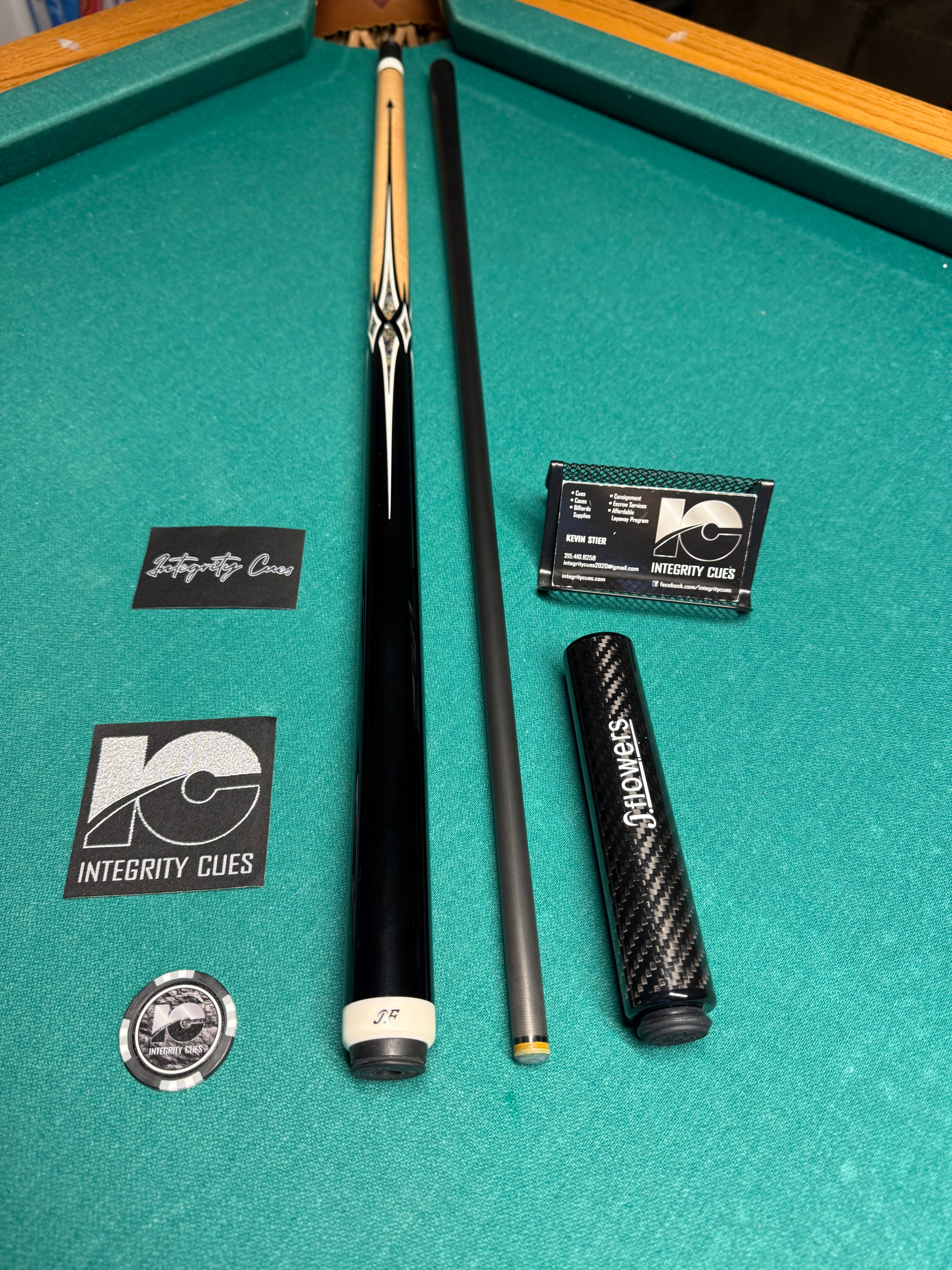 J Flowers NEW Wrapless Cue W Extension