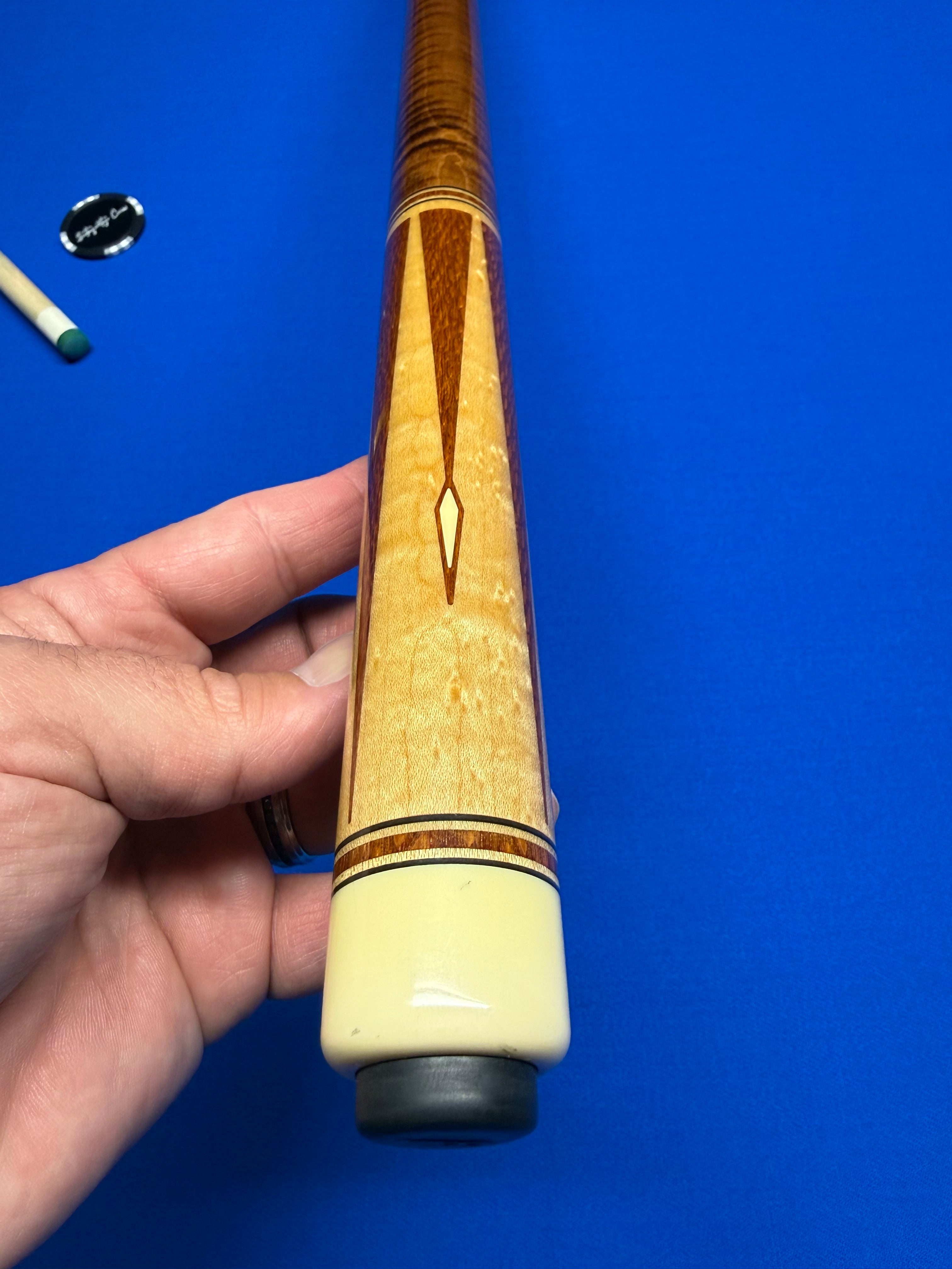 J Pechauer 12 Point Lacewood and Maple Custom Wrapless