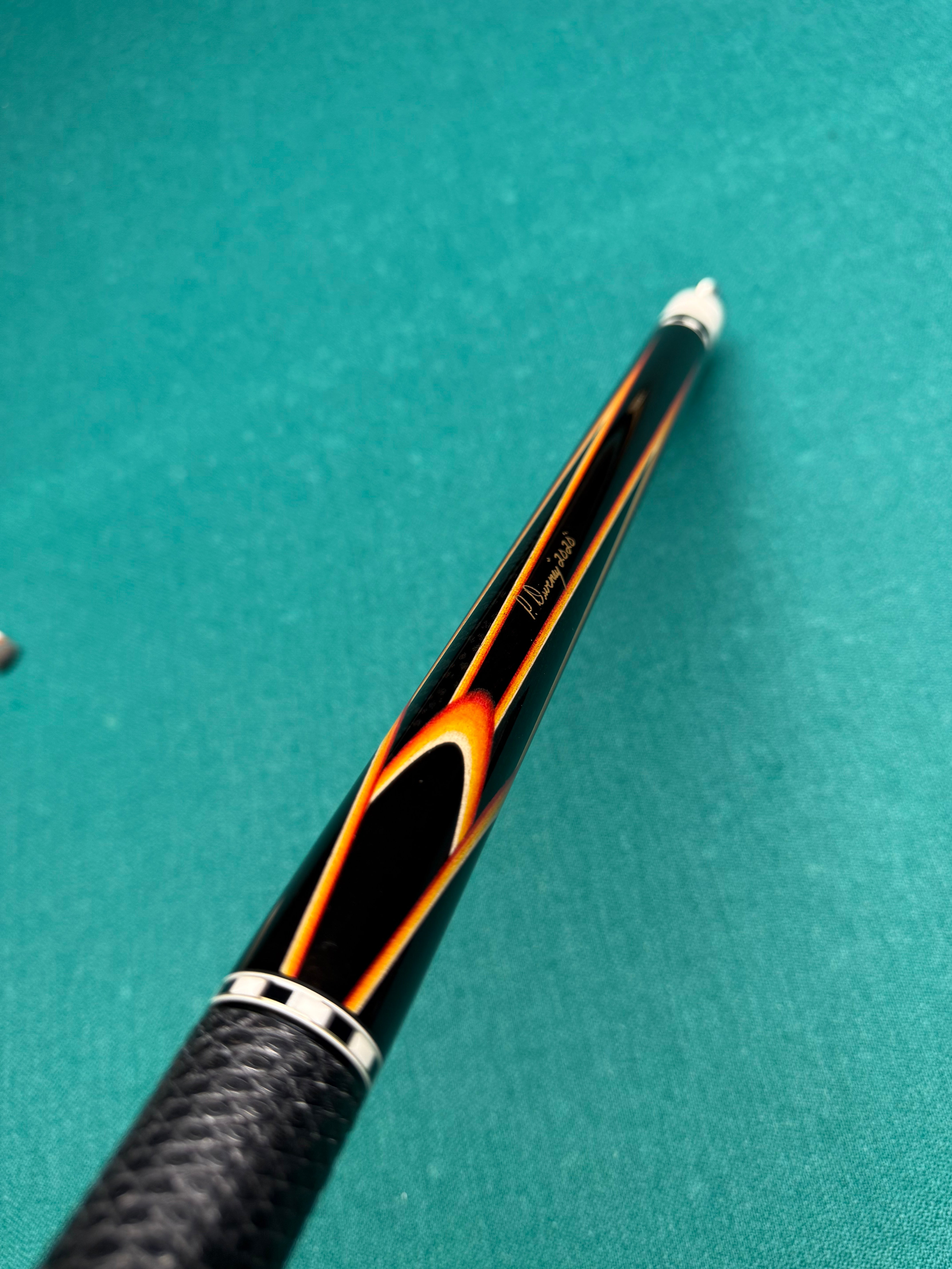 Pat Diveney 2020 Flame Butterfly Ebony On Ebony