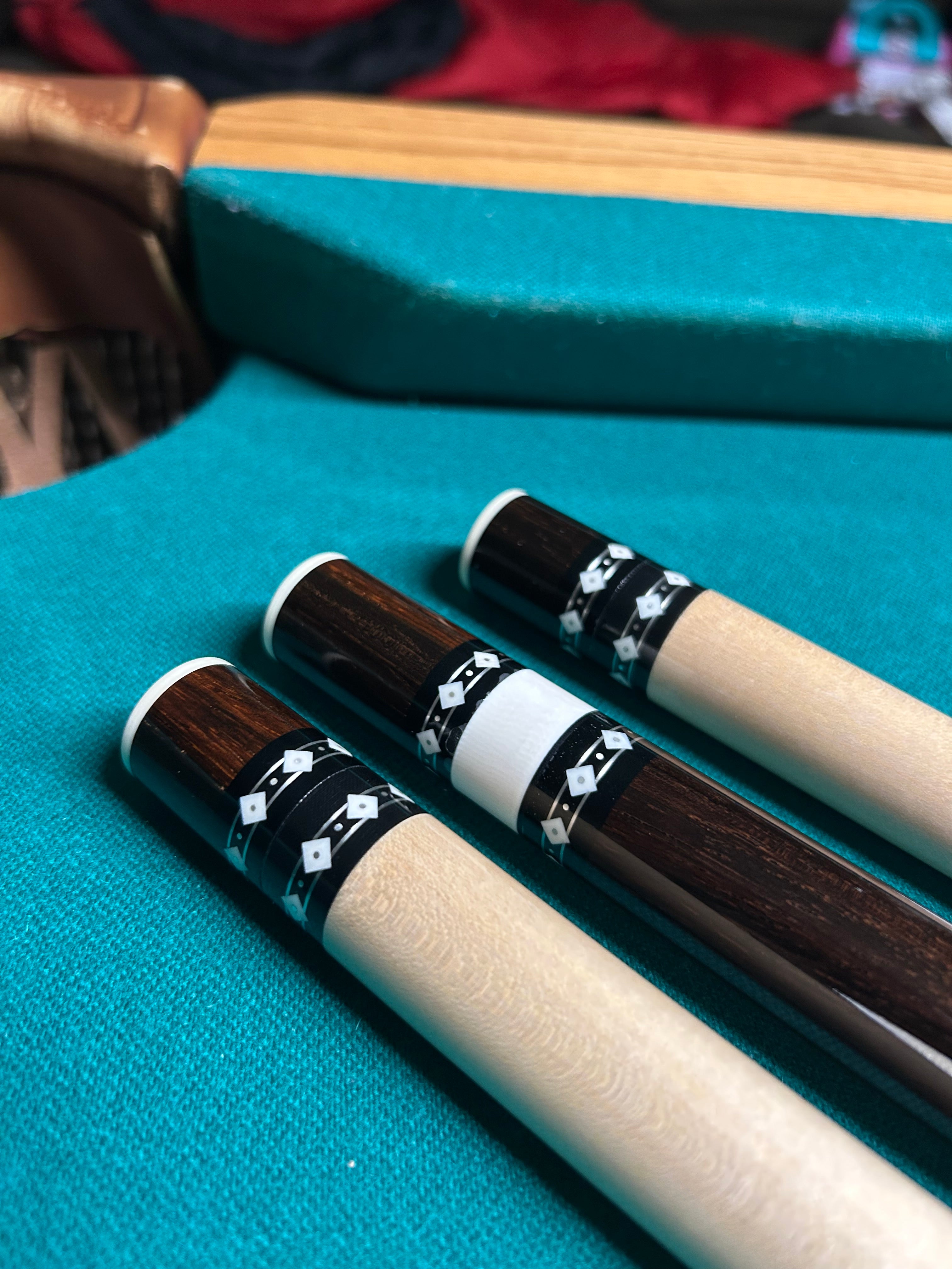 Chris Byrne Rosewood on Rosewood Custom Cue