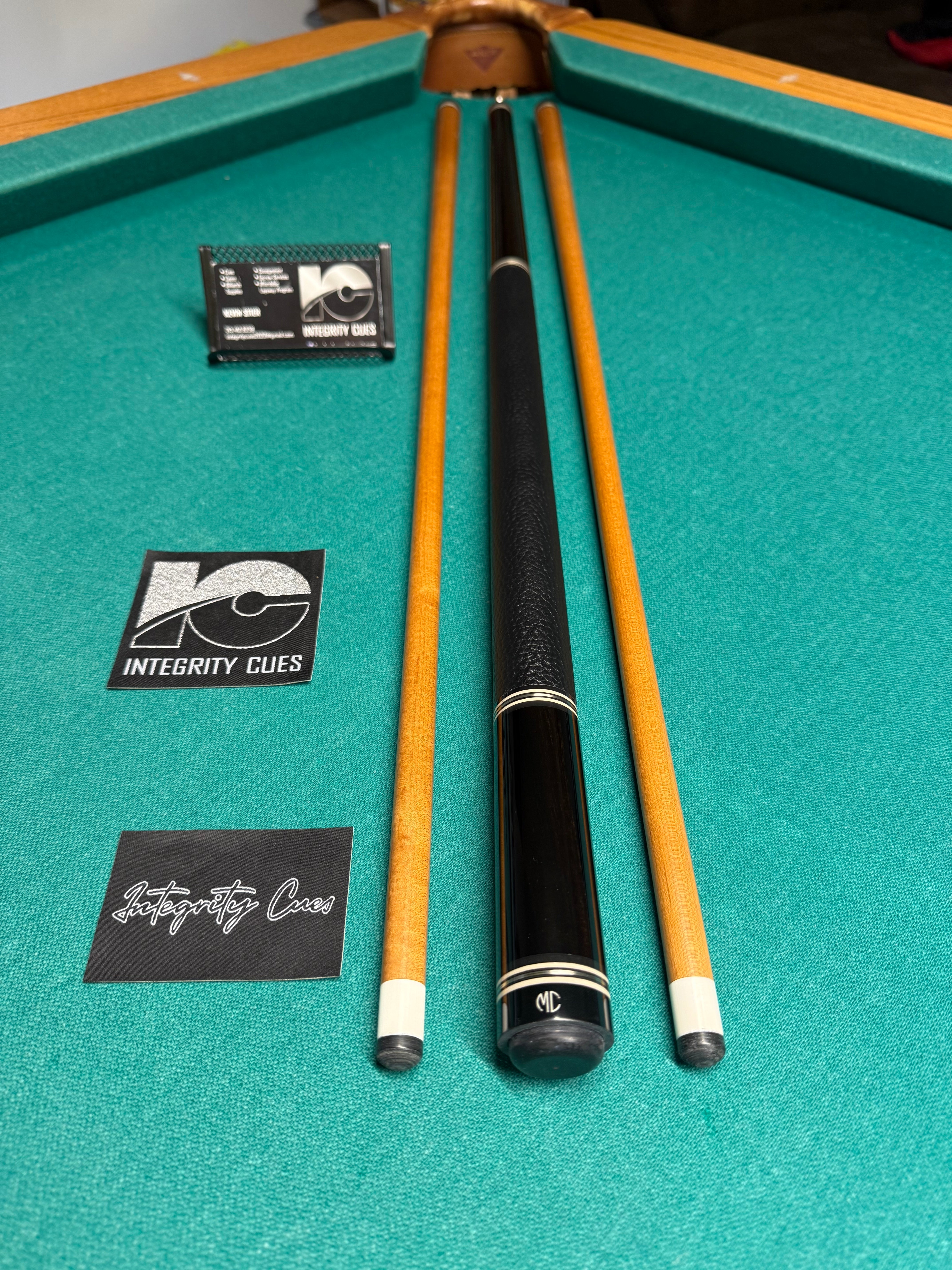 MC Custom Cues from the Carmeli Shop (African Blackwood)