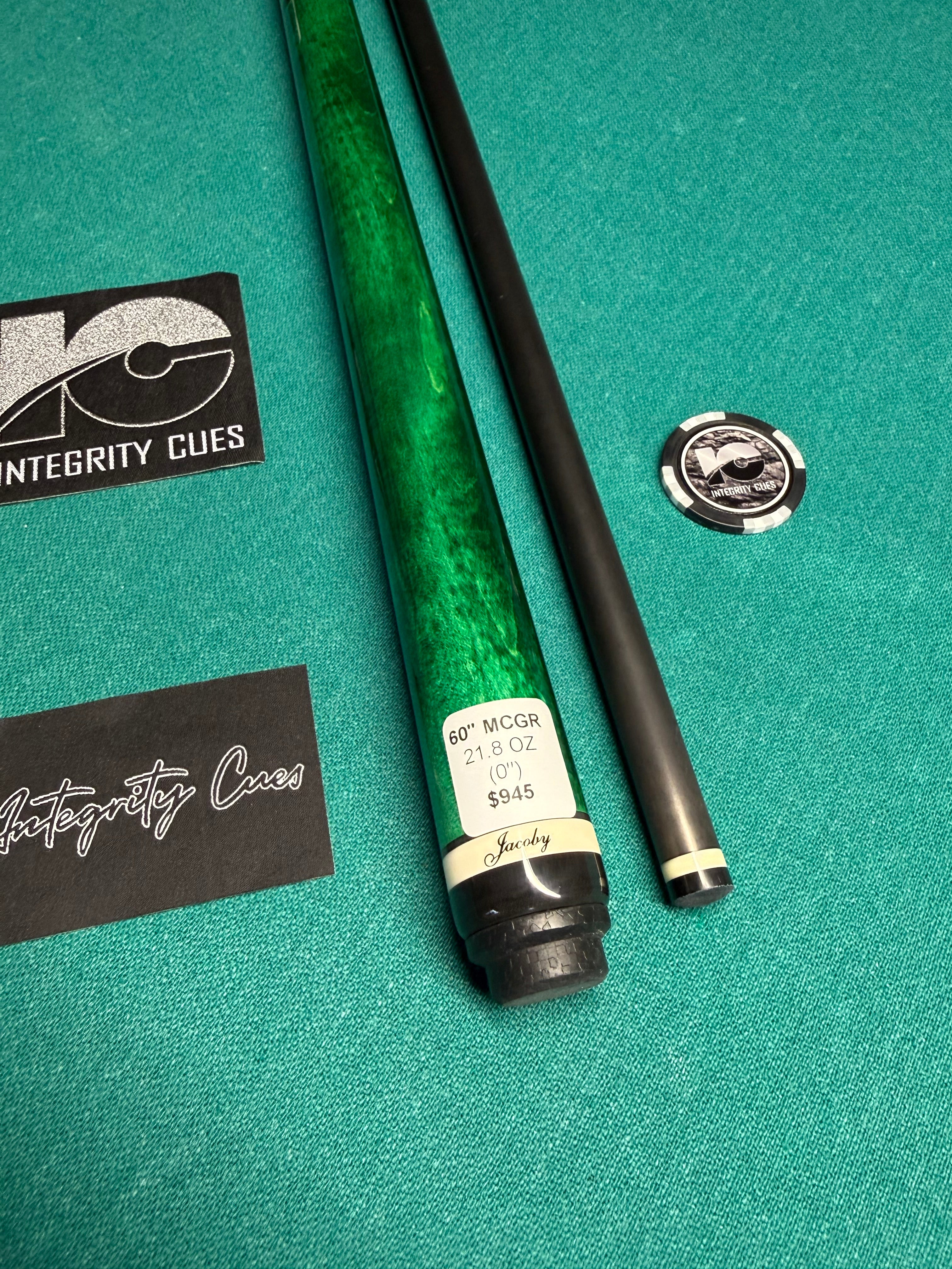 Jacoby Green Monster Crush Break Cue W Carbon Shaft