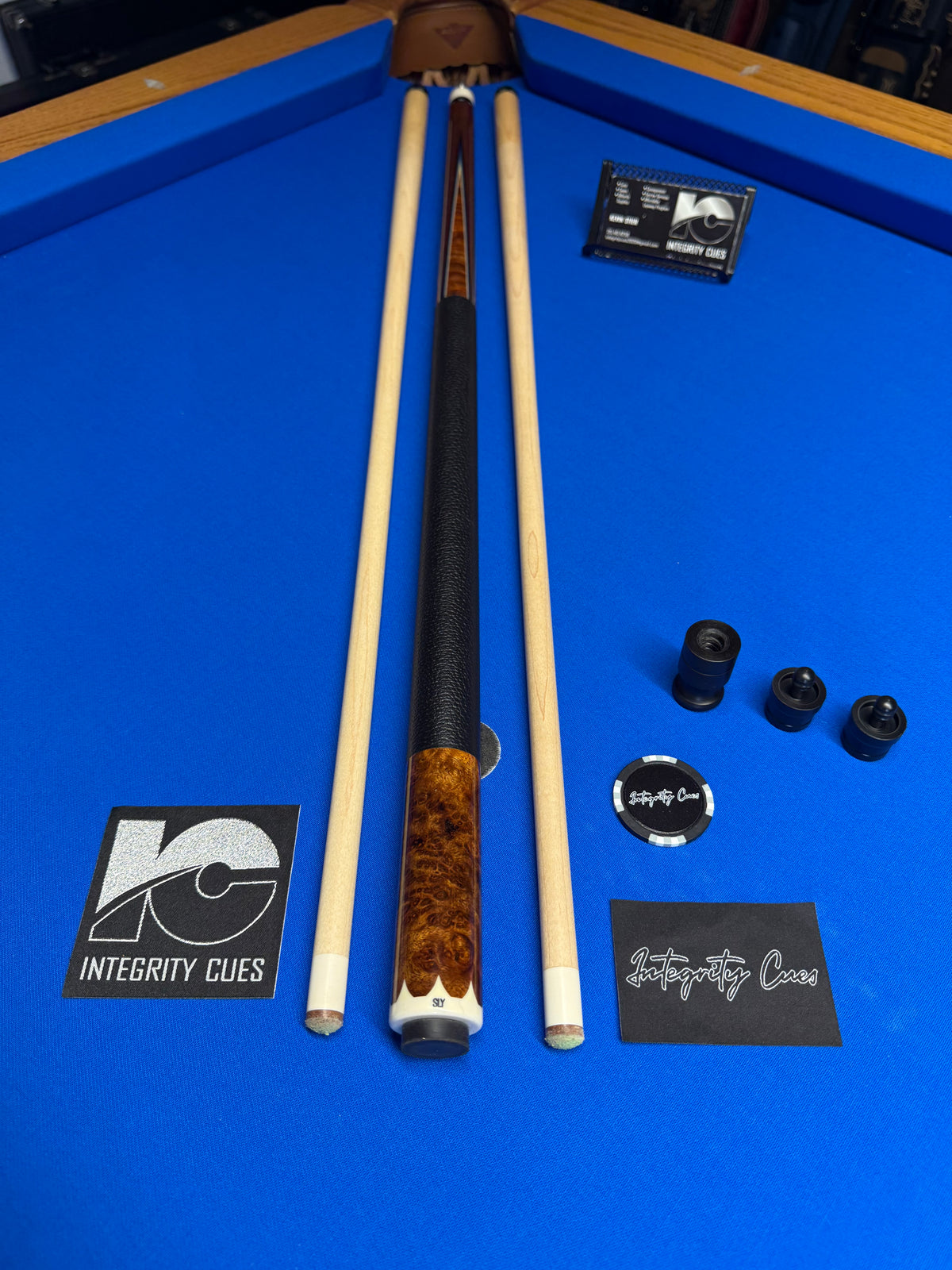 Leon Sly Tiger Maple and Burl Preowned Custom