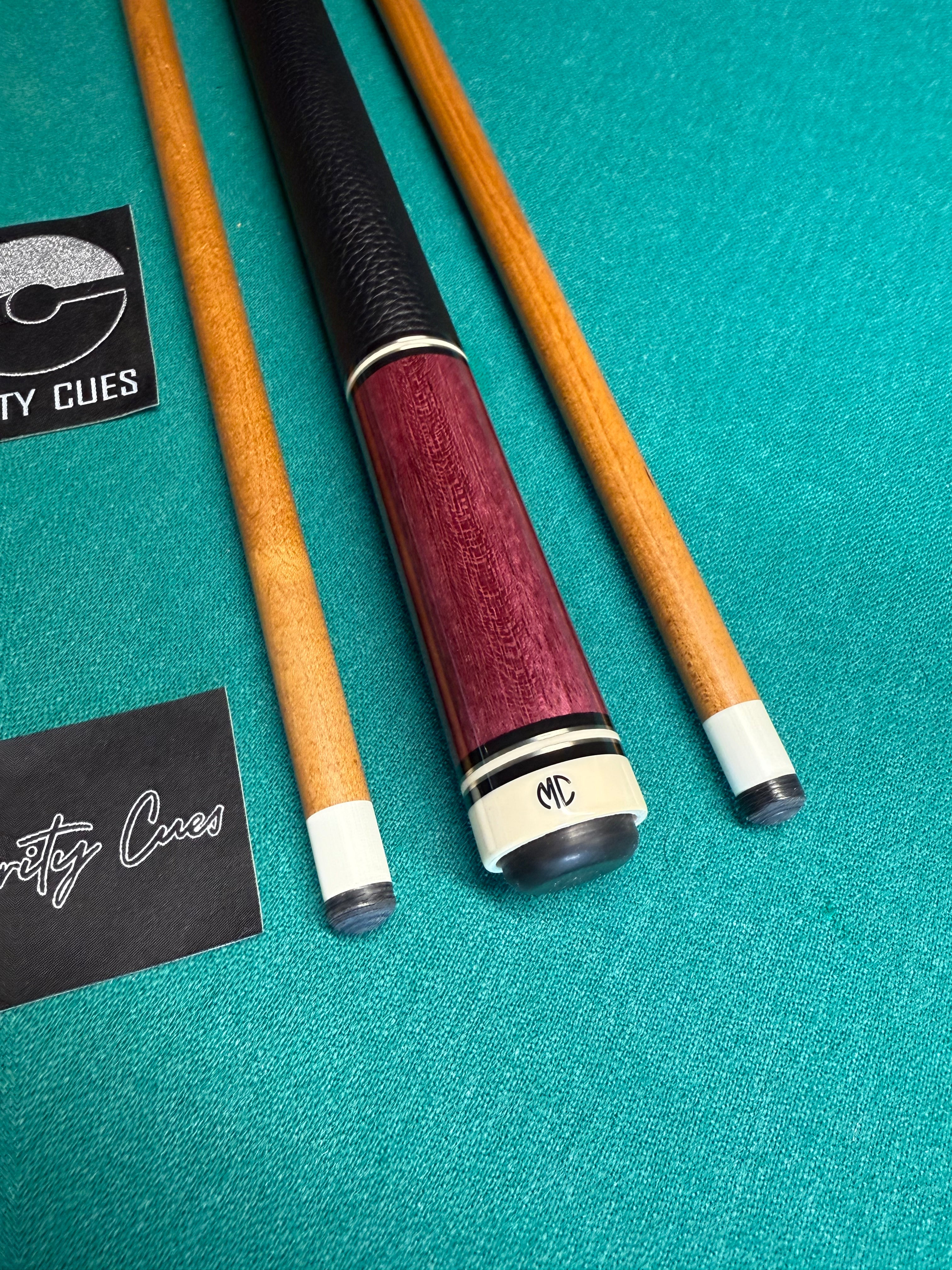 MC Custom Cues from the Carmeli Shop ( Purpleheart)