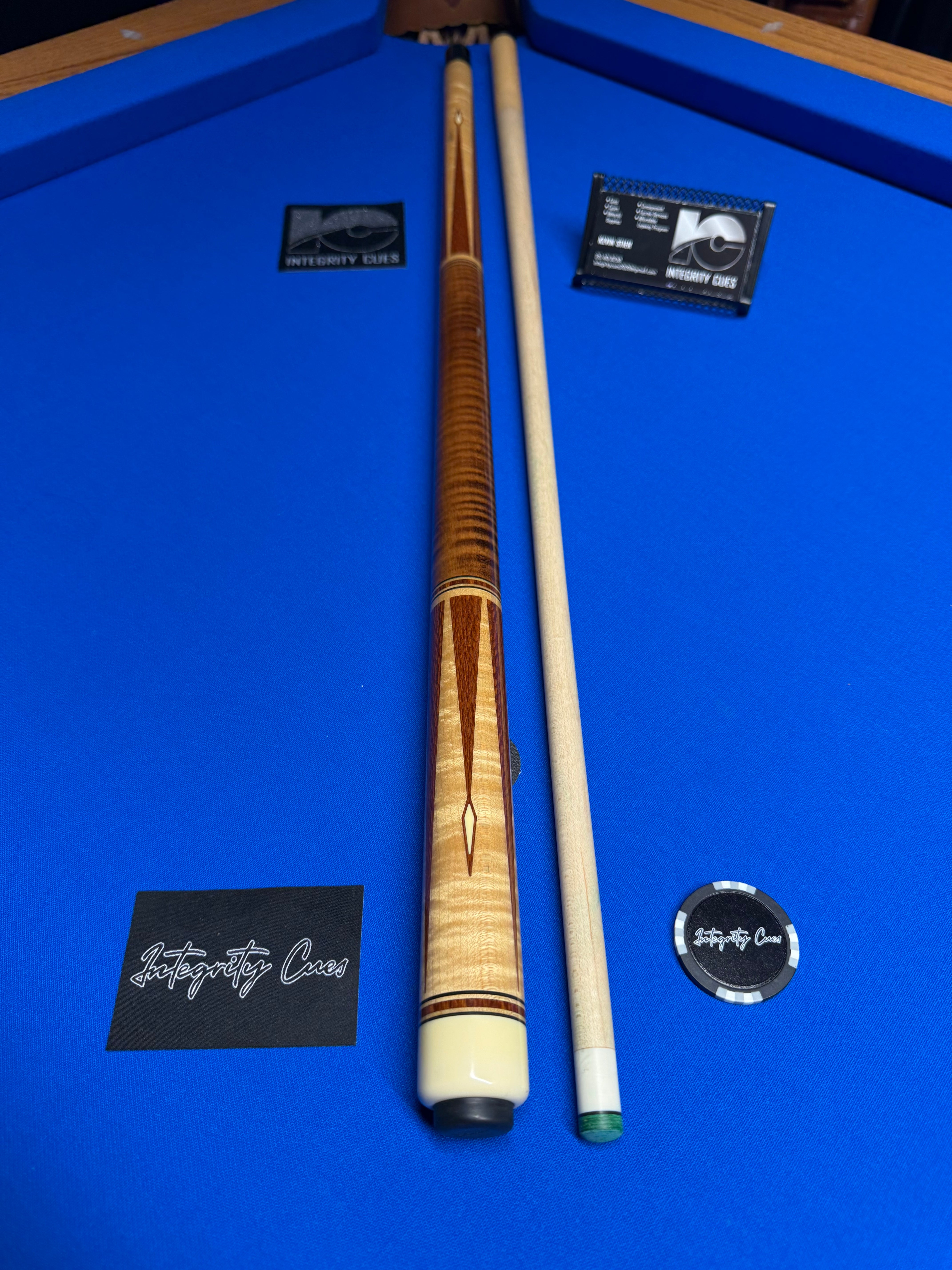 J Pechauer 12 Point Lacewood and Maple Custom Wrapless